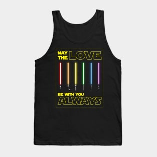 LGBTQIA+ May the Love be with You LGBT Tank Top